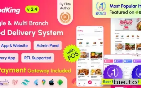FoodKing - Restaurant Food Delivery System with Admin Panel & Delivery Man App - Restaurant POS