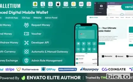 Walletium - Digital Wallet and Payment Gateway Full Solution