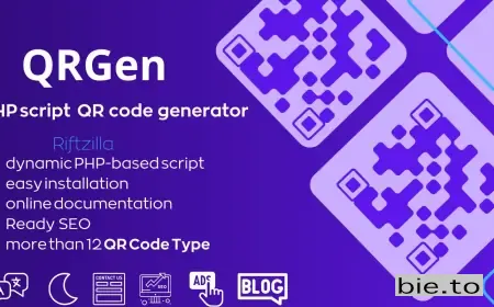 QRGen - Powerful PHP QR Code Generation Script