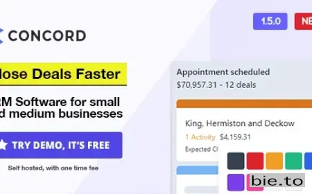 Concord– Deals Management CRM