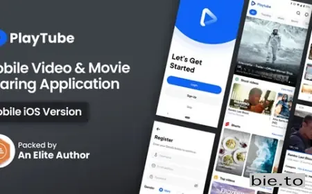 PlayTube IOS - Sharing Video Script Mobile IOS Native Application