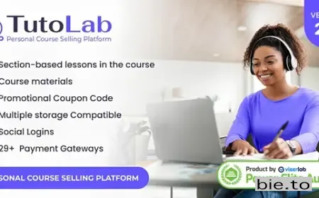 TutoLab - Personal Course Selling Platform