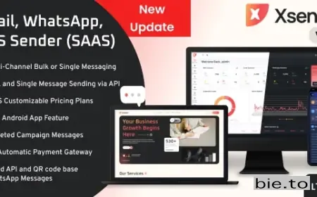 XSender - Bulk Email, SMS and WhatsApp Messaging Application