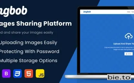 Imgbob - Upload And Share Images Platform