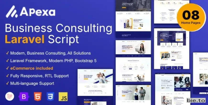 Apexa - Multi-Purpose Business Consulting Laravel Script v1.0.6 - Nulled