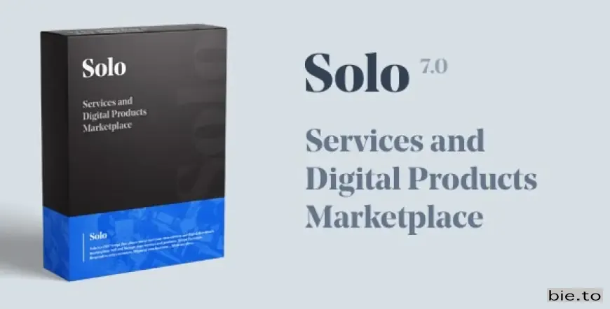 Solo - Services and Digital Products Marketplace v7.2