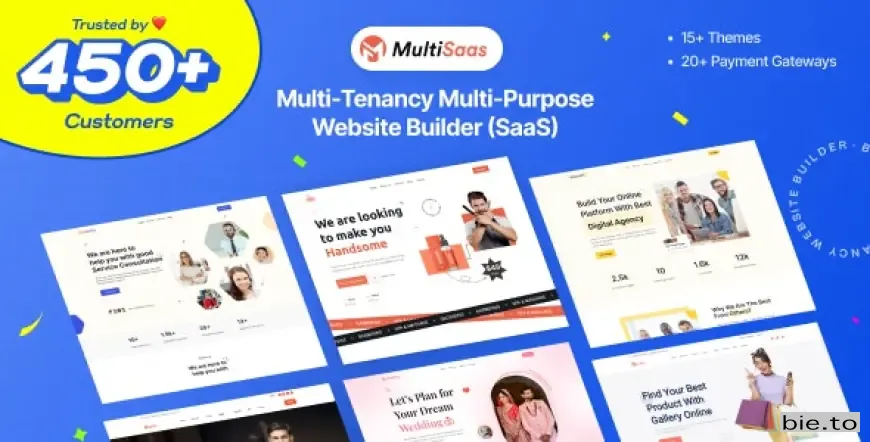 MultiSaas - Multi-Tenancy Multipurpose Website Builder v2.4.0 - Nulled