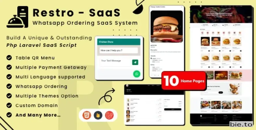 Restro SaaS - Multi Restaurant Online WhatsApp Food Ordering System SaaS v3.7 - Nulled