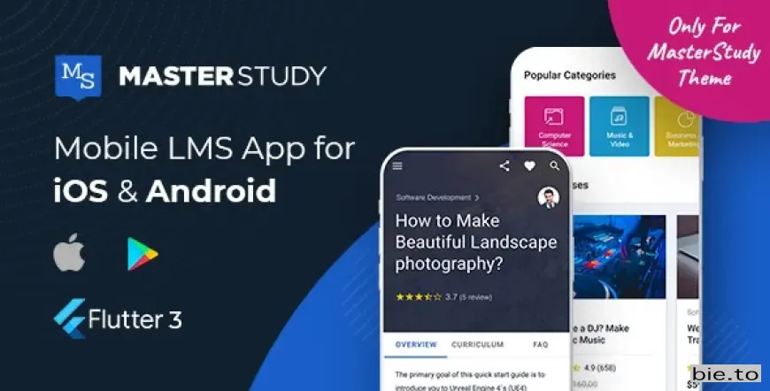 MasterStudy LMS Mobile App - Flutter iOS & Android v2.2.9.2