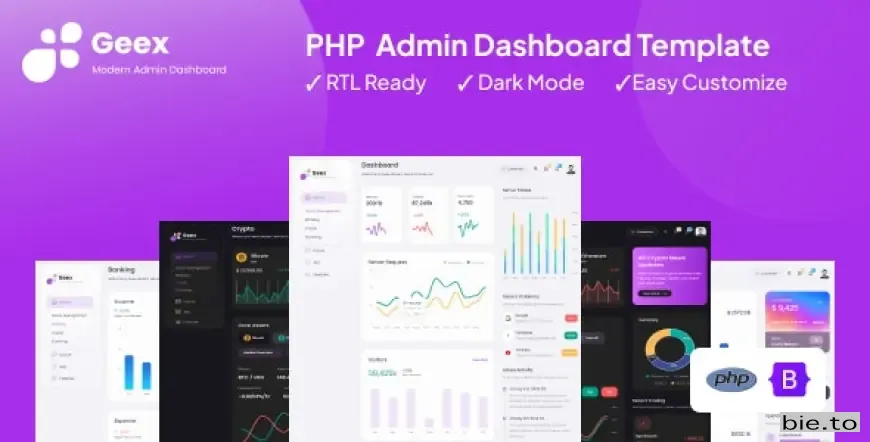 Geex - PHP Admin & Dashboard Template v1.0