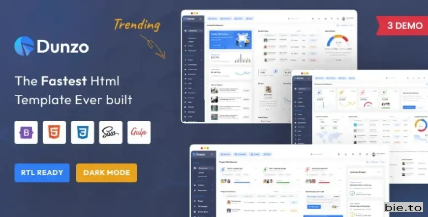 Dunzo - Bootstrap Admin Dashboard Html Template v1.0.0