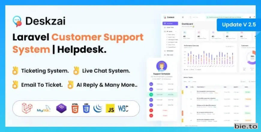 Deskzai - Customer Support System | Helpdesk | Support Ticket. v2.5 - Nulled