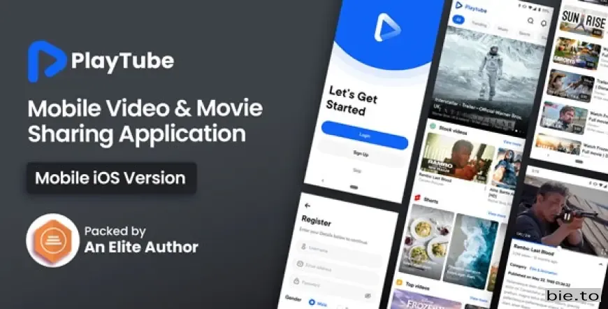 PlayTube IOS - Sharing Video Script Mobile IOS Native Application v1.9