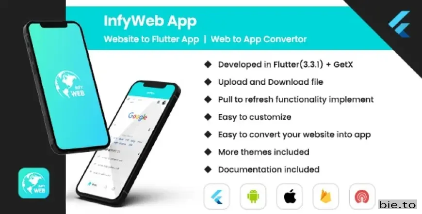 Web to App - Convert Website to Flutter App v13 August 2024