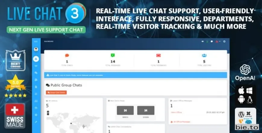 Live Support Chat - Live Chat 3 v5.1.3 - Nulled