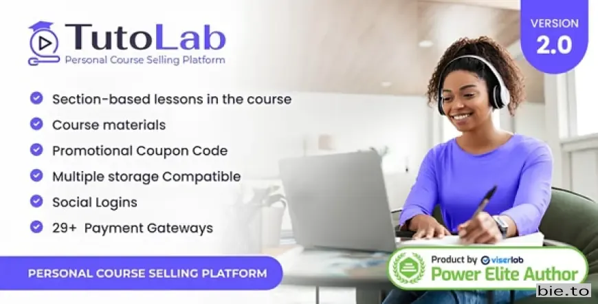 TutoLab - Personal Course Selling Platform v2.0 - Nulled