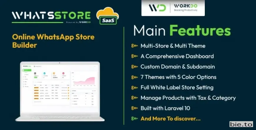 WhatsStore SaaS - Online WhatsApp Store Builder v7.5