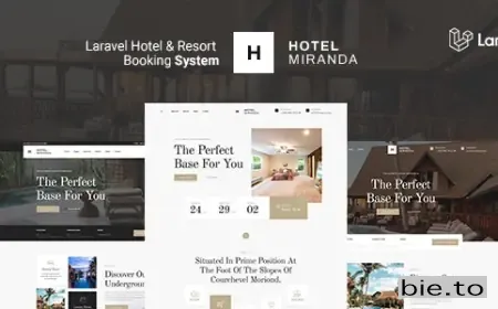 Miranda - Laravel Hotel & Resort Multilingual Booking System