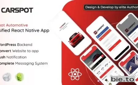 CarSpot- Dealership Classified React Native App