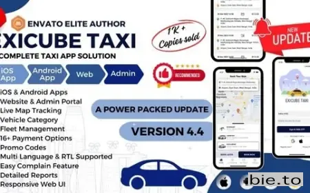 Exicube Taxi App