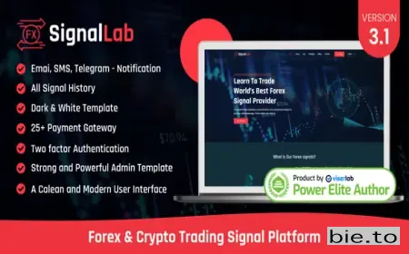 SignalLab - Forex And Crypto Trading Signal Platform