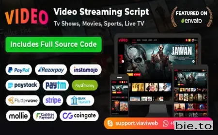 Video Streaming Portal (TV Shows, Movies, Sports, Videos Streaming, Live TV)