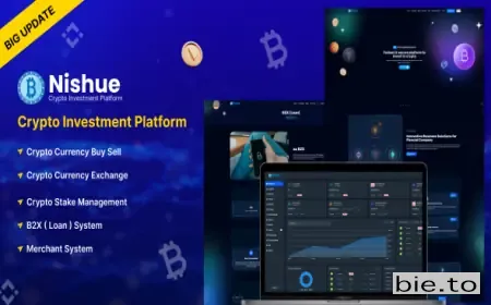 Nishue - CryptoCurrency Buy Sell Exchange and Lending with MLM System | Crypto Investment Platform