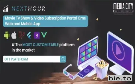 Next Hour - Movie Tv Show & Video Subscription Portal Cms Web and Mobile App