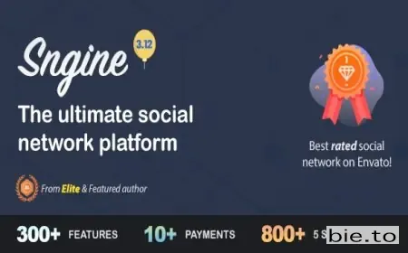 Sngine - The Ultimate PHP Social Network Platform