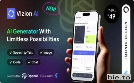 Vizion AI - AI Creator App with Flutter with ChatGPT-4o