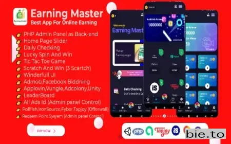 Earning Master - Android Rewards Earning App With Admin Panel