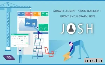 Josh - Laravel Admin Template + Front End + CRUD