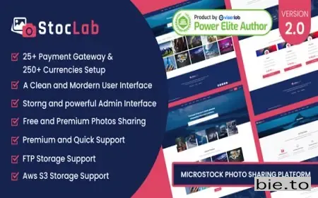 StocLab - Microstock Photo Sharing Platform