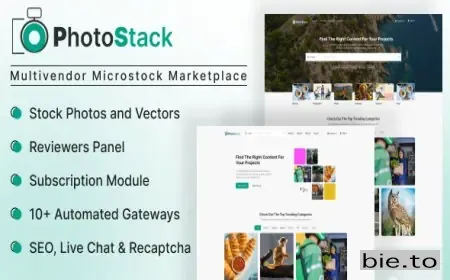 PhotoStack - Multivendor Microstock Marketplace