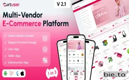 CartUser - Multi-Vendor E-commerce - Complete eCommerce Mobile App, Web, Admin and Seller Panel