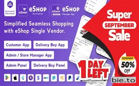 eShop - eCommerce Single Vendor App