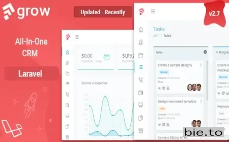 Grow CRM - Laravel Project Management