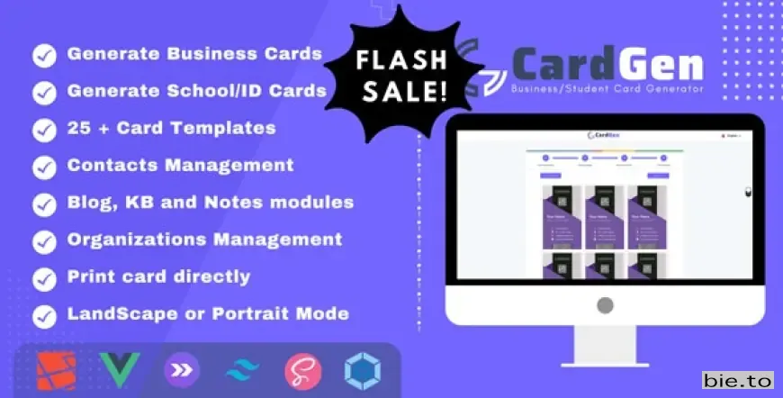 CardGen - Business or ID Card Generator v3.6.4 - Nulled