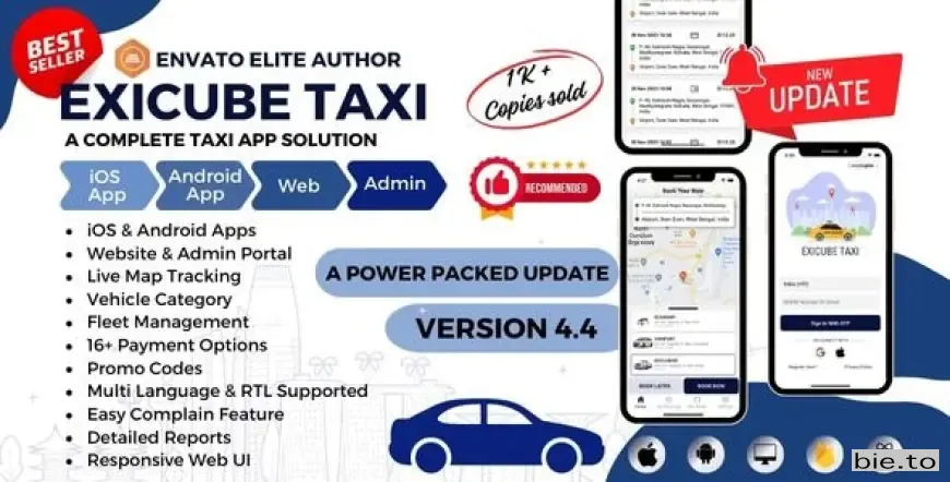 Exicube Taxi App v4.4.0