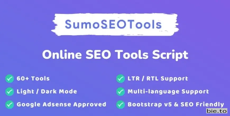 SumoSEOTools - Online SEO Tools Script v2.0.3 - Untouched