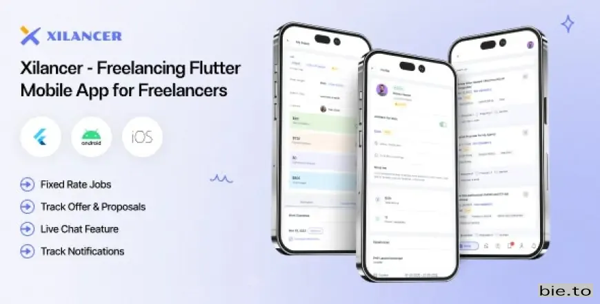 Freelancer Flutter Mobile App - Xilancer Freelancer Marketplace Platform v13 June 2024 - Untouched