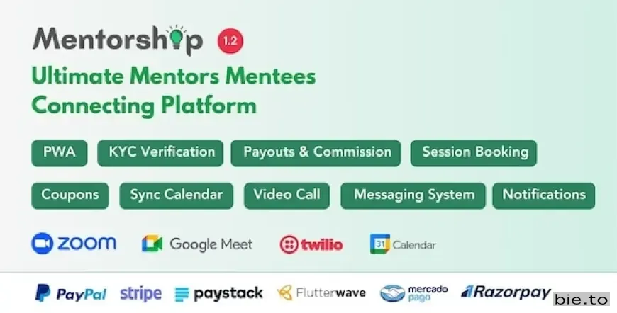 Mentorship - Ultimate Mentors Mentees Connecting Platform v1.2.1 - Untouched