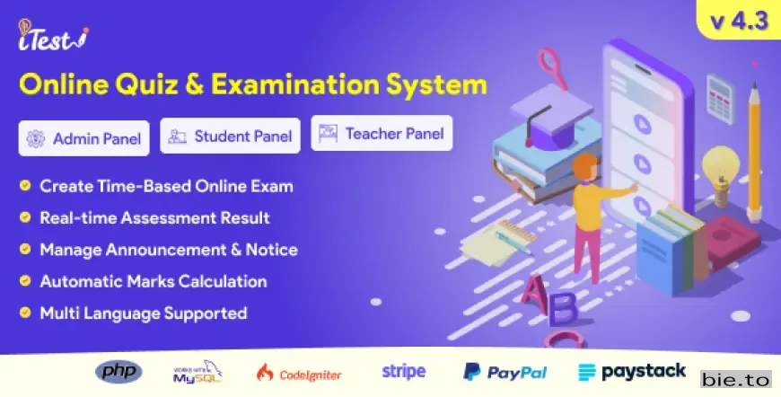 iTest - Quiz & Online Examination System v4.1 - Untouched