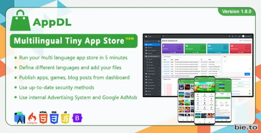 AppDL - Multilingual Tiny App Store v1.8.0