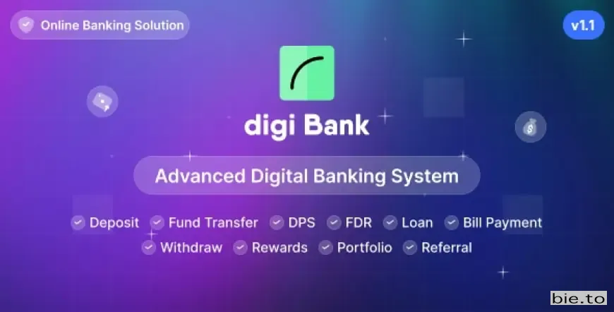 Digibank - Advanced Digital Banking System with Rewards v1.1 - Nulled