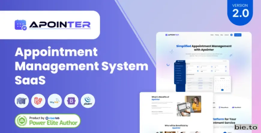 Apointer - Appointment Management System SaaS v2.0 - Nulled