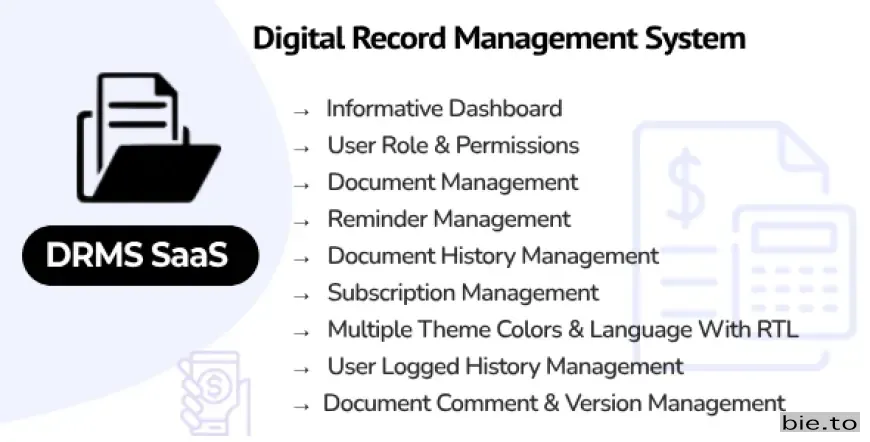 DRMS SaaS - Digital Record Management System v1.7