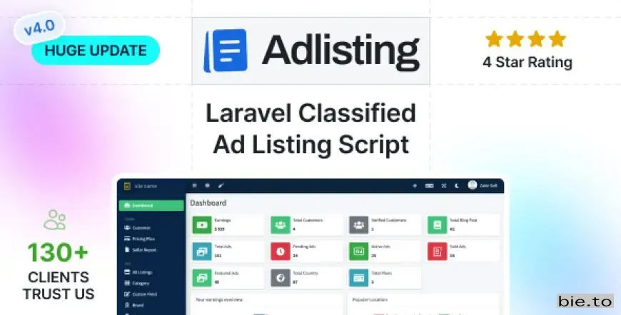 Adlisting - Buy Sell Classified Ads Marketplace Laravel Script v4.18.0