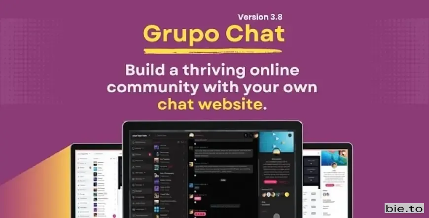 Grupo Chat - Chat Room & Private Chat PHP Script v3.8.1 - Nulled