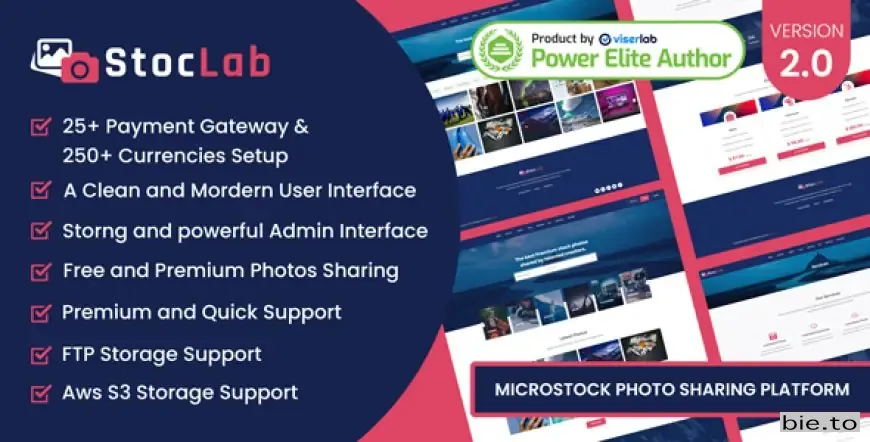 StocLab - Microstock Photo Sharing Platform v1.2